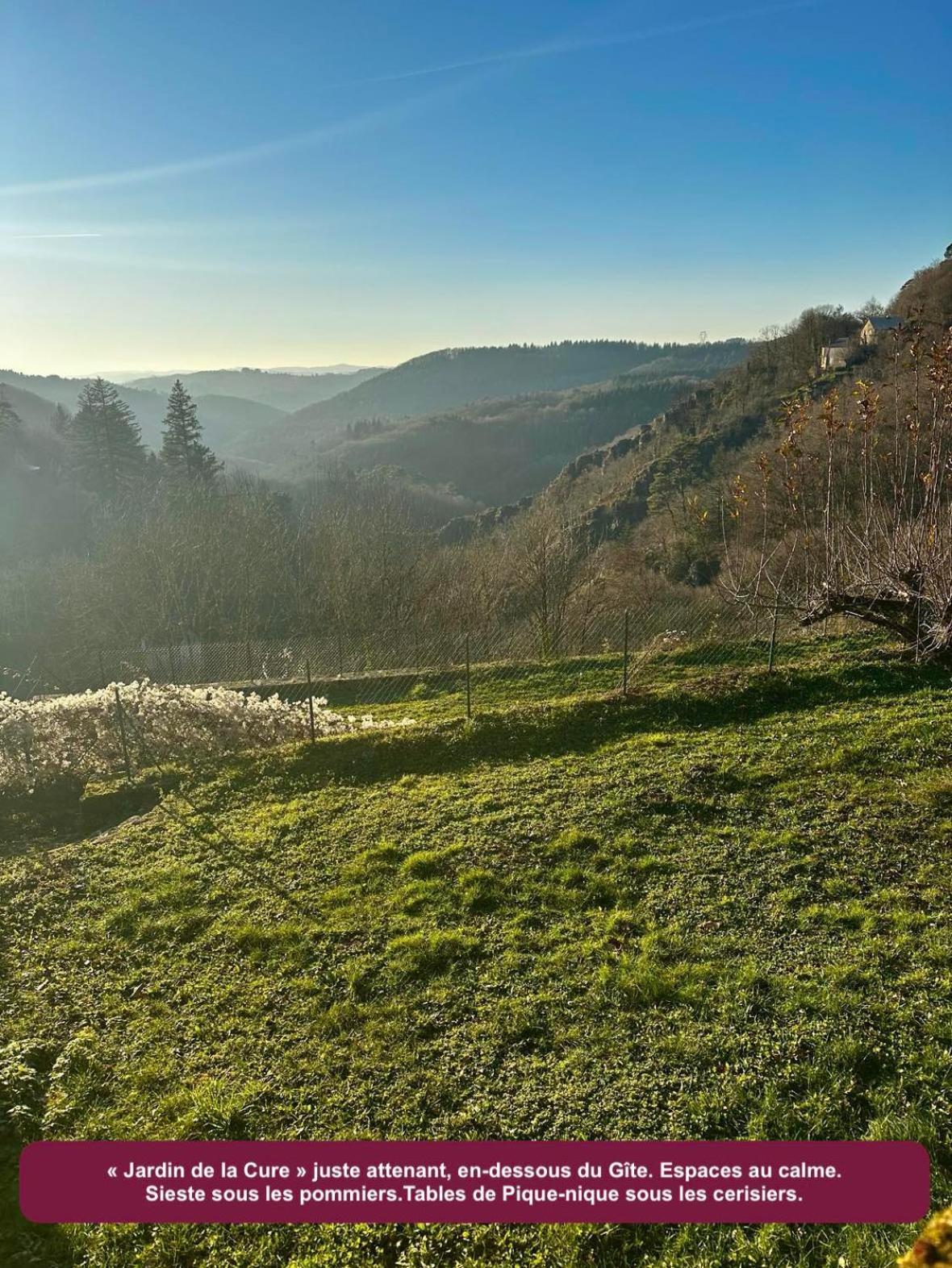 Le Chant Des Sources, Gites Et Chambres D'Hotes Avec Vue A Gimel-Les-Cascades Extérieur photo